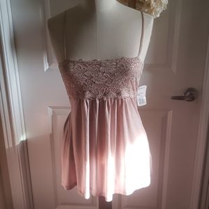 Taupey pink tank